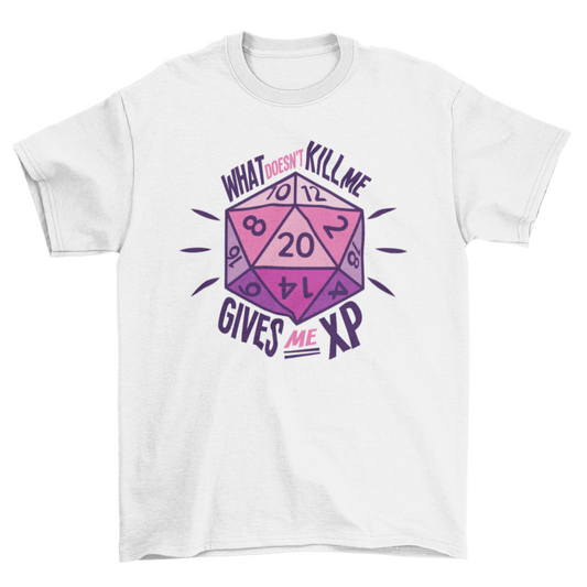 Role Playing Dice Quote T-shirt