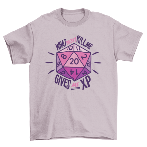 Role Playing Dice Quote T-shirt
