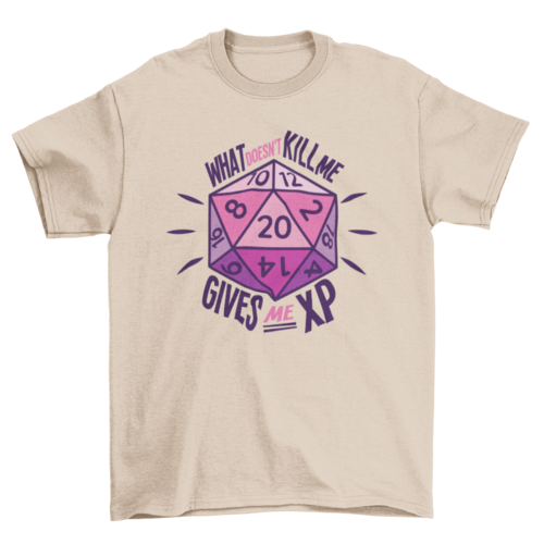 Role Playing Dice Quote T-shirt
