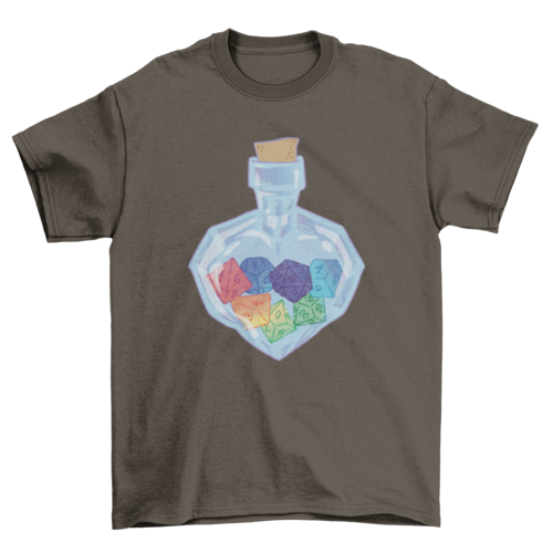RPG dice jar t-shirt