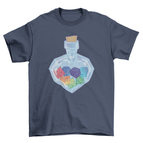 RPG dice jar t-shirt