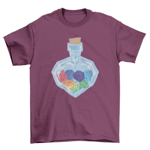 RPG dice jar t-shirt