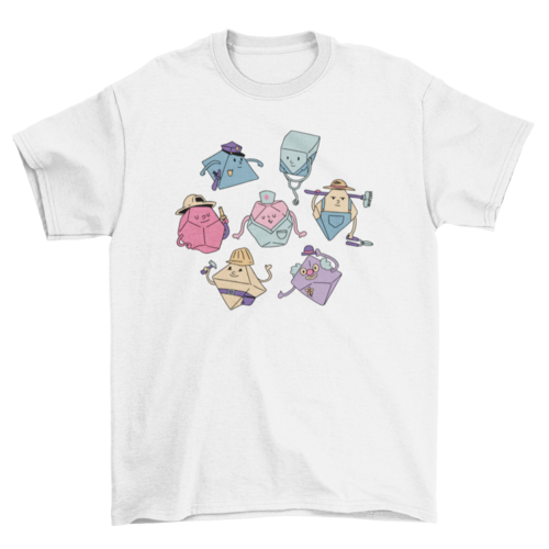 Role playing dice uniforms t-shirt