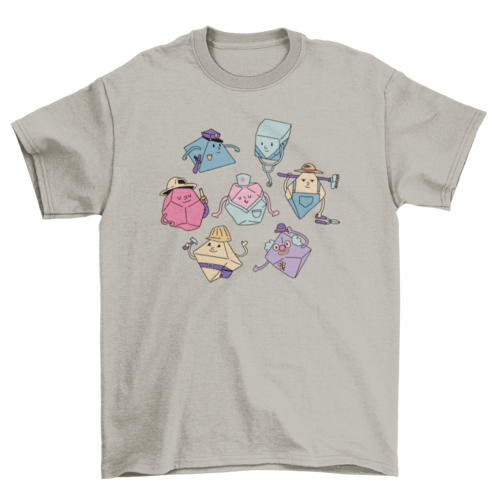 Role playing dice uniforms t-shirt