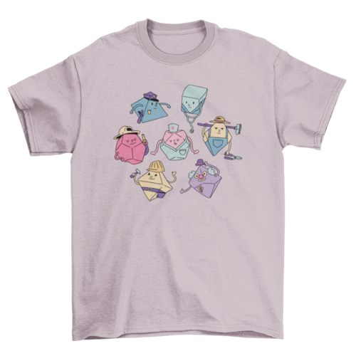 Role playing dice uniforms t-shirt
