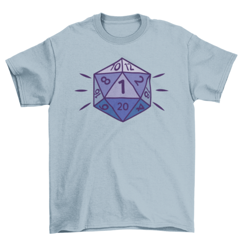 Role playing dice d20 t-shirt
