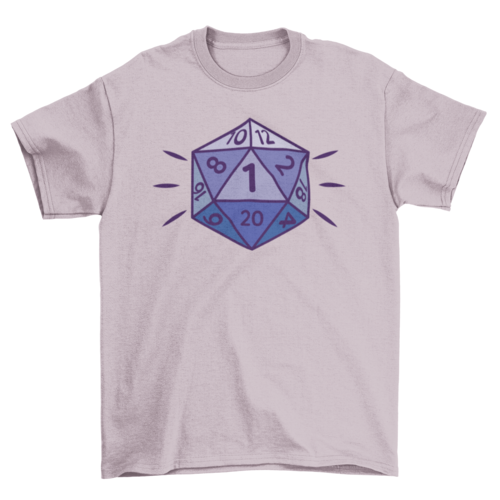 Role playing dice d20 t-shirt