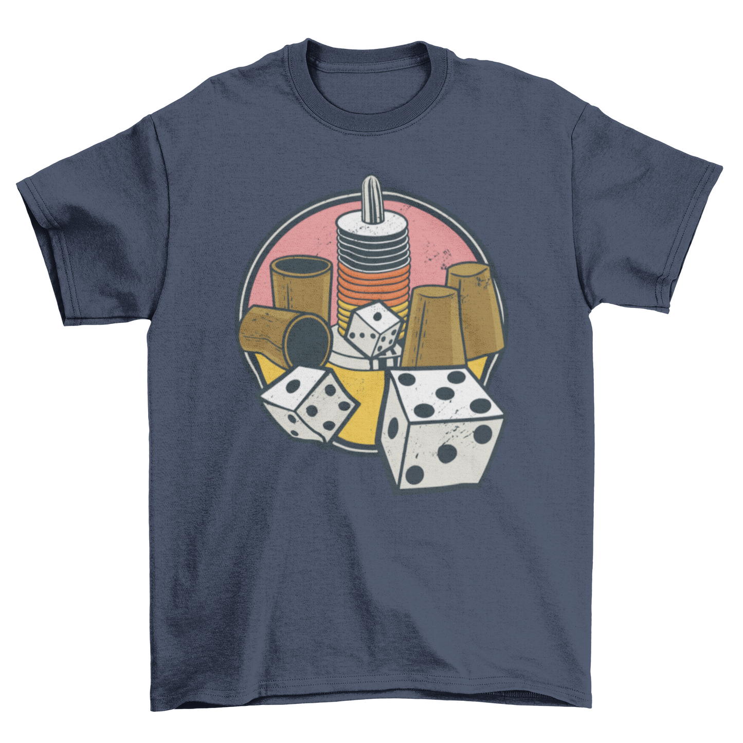 Board and dice games t-shirt