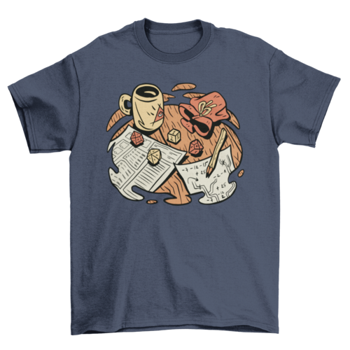 Role Play table t-shirt
