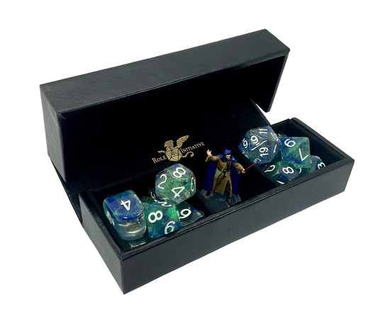 Faux Leather Dice Box and Rolling Tray
